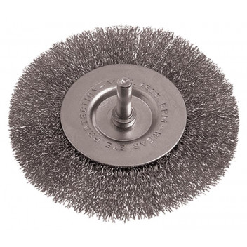 TORK CRAFT WIRE WHEEL BRUSH SHAFT STAINLESS STEEL 100MMX6MM