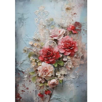 FLORAL DAYDREA DECOUPAGE A3