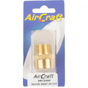 AIR CRAFT BRASS AIR CONNECTOR REDUCER 1/2X1/2