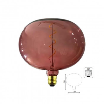 OLITE CLASSIC ROSE DIMMABLE E27 LED FILAMENT BULB DT200 4W