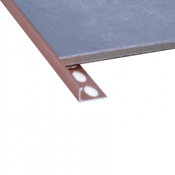 STRAIGHT EDGE COPPER TRIM DECOR  12MM X 2.5M
