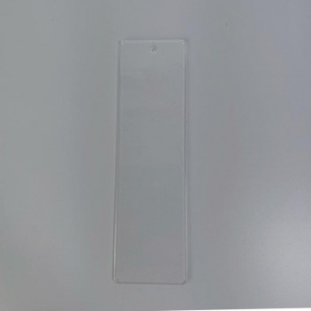 ACRYLIC BLANK CRAFT CLEAR STANDARD BOOKMARK