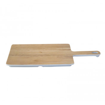 NATURE NEUTRAL MELAMINE CUTTING BOARD 35X19X1.5CM