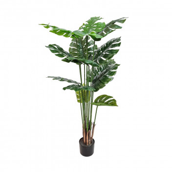 MONSTERA THIN STEM ARTIFICIAL TREE IN POT 1.4M