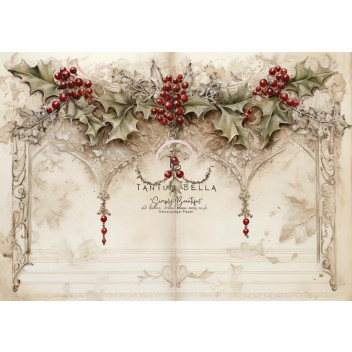 DECOUPAGE SEASONS GREETINGS A3