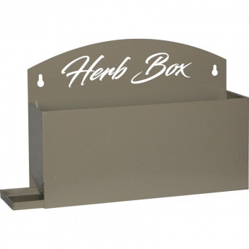 POWDER COATED HERB BOX WITH TRAY 0.58MM