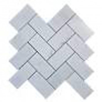 PEARL GREY HERRINGBONE POLISHED MOSAIC 270X221MM