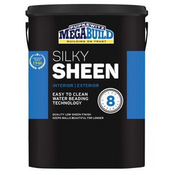MEGAPAINT SILKY SHEEN DESERT TAN WATER BEADING PVA PAINT 5L