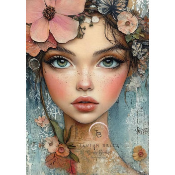 MIRA PETAL DECOUPAGE A3