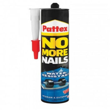 PATTEX WATER RESISTANT NO MORE NAILS ADHESIVE 300ML