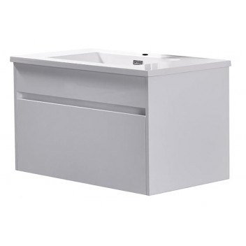 BIJIOU CHARME WALL HUNG CABINET WHITE 800X470MM SINGLE DRAWER