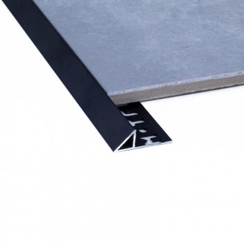 TRIANGLE EDGE CHARCOAL BLACK TRIM DECOR  10MM X 2.5M