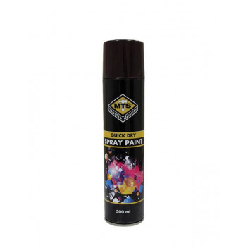 MTS MATT BLACK SPRAY PAINT 300ML
