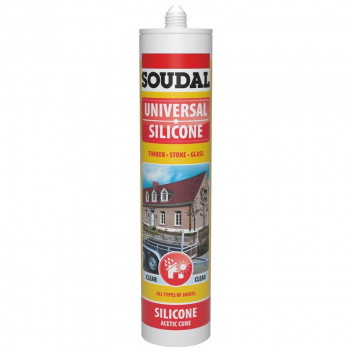 SOUDAL BLACK SILICONE SEALER 270ML