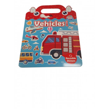 VEHICLES MATCH STICKER TO IMAGE CRAFT STICKER MAGNETIC BOOK