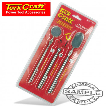 TORK CRAFT MAGNET INSPECTION TOOL SET 3 PIECE