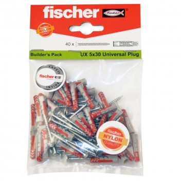 FISCHER DUOPOWER SCREW AND PLUGS 40PP.