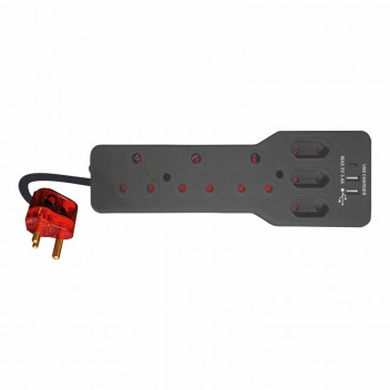 MULTIPLUG  SURGE PROTECT CPMP008 6WAY   3.4AMP USB C&A CHARGEPRO