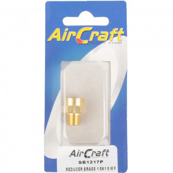 AIR CRAFT BRASS AIR CONNECTOR NIPPLE 1/8X1/8