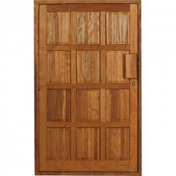 SWARTLAND 12 PANEL PIVOT ENTRANCE WOOD DOOR