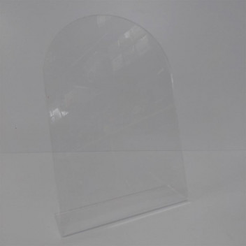ACRYLIC CLEAR MENU STAND CRAFT BLANK