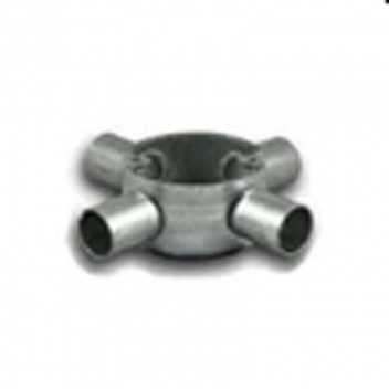 GALVANIZED 4WAY CONDUIT BOX 25MM