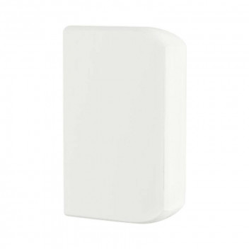 WHITE 1X COMPARTMENT END CAP
