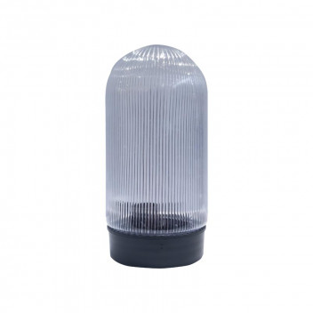 LITEMATE JAM JAR LIGHT PLASTIC WITHOUT BULB CLEAR RIBBED