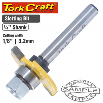 TORK CRAFT SLOTTED ROUTER BIT 3.2MM 1/8INCH