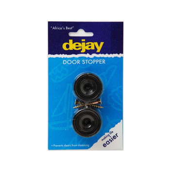 DOOR  STOPPER PLASTIC BLACK 2PP A676