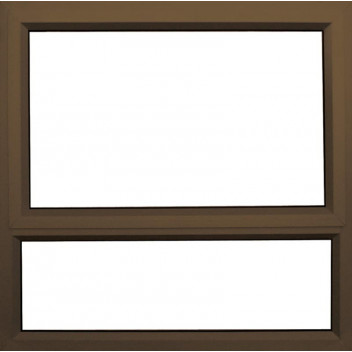 BRONZE BOTTOM FIX OPENER WINDOW FRAME 900X900