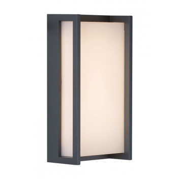 EUROLUX OUTDOOR WALL LIGHT QUBO GREY 18W