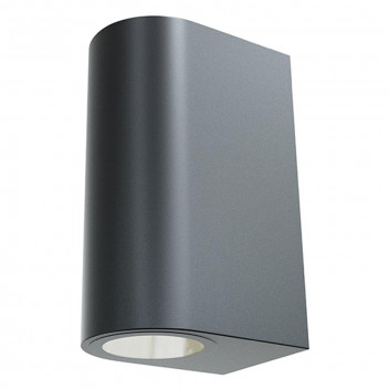 EUROLUX OMBRA BLACK OUTDOOR WALL LIGHT