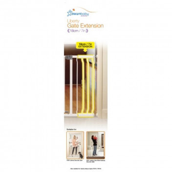 DREAMBABY LIBERTY WHITE GATE EXTENSION 18CM