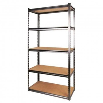 MATUS SHELVING UNIT STEEL BROWN 86.5X35.5X183M