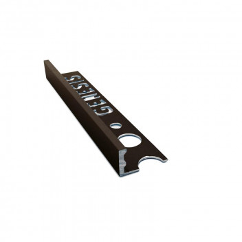 GENESIS STRAIGHT EDGE TILE TRIM BRONZE 10MM
