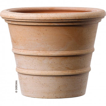 DEROMA VASO SIENA TERRACOTTA CLAY POT 38CM NO.1