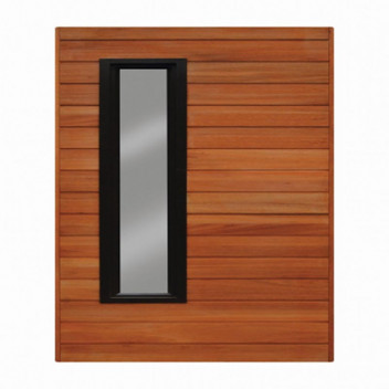 SWARTLAND HORIZONTAL SLATTED WOOD ENTRANCE DOOR