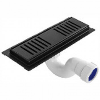 BRESCIA SHOWER CHANNEL 306 STAINLESS STEEL BLACK 250MM