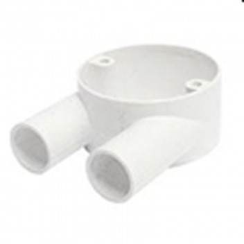 PVC U-HOOK CONDUIT BOX 20MM