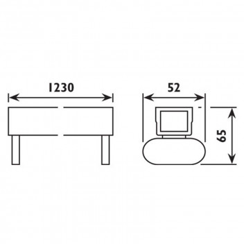 RADIANT 4FT OPEN CHANNEL KKA24 DOUBLE LED FITTING