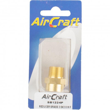 AIR CRAFT BRASS AIR CONNECTOR REDUCER 3/8X3/8