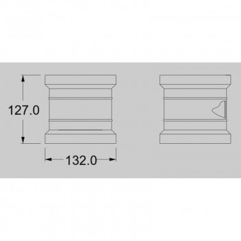 EUROCELT SUNRIDGE UG 110MM SOCKET KIMBERLEY EUROFIT