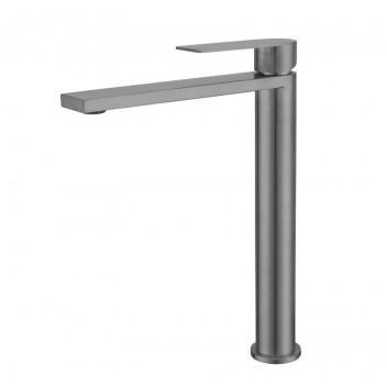 BIJIOU CLEVO GUNMETAL LONG BASIN MIXER