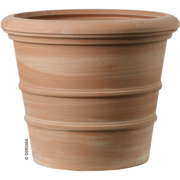DEROMA VASO SIENA TERRACOTTA CLAY POT 23CM NO.1