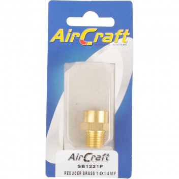 AIR CRAFT BRASS AIR CONNECTOR REDUCER 1/4X1/4