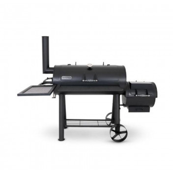 OFFSET ALPHA GRILL WITH SMOKER