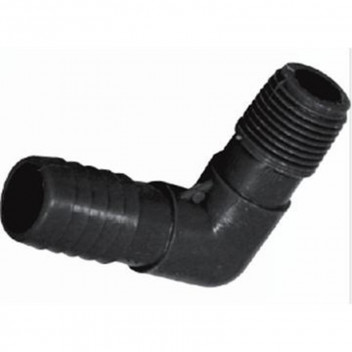INSERT MALE ELBOW BLACK 50MM