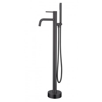 BIJIOU GUNMETAL EVON FREESTANDING BATH MIXER