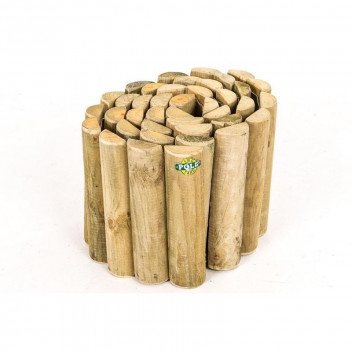 POLY YARD TREATED SPLIT POLE EDGING WOOD 300MMX2M